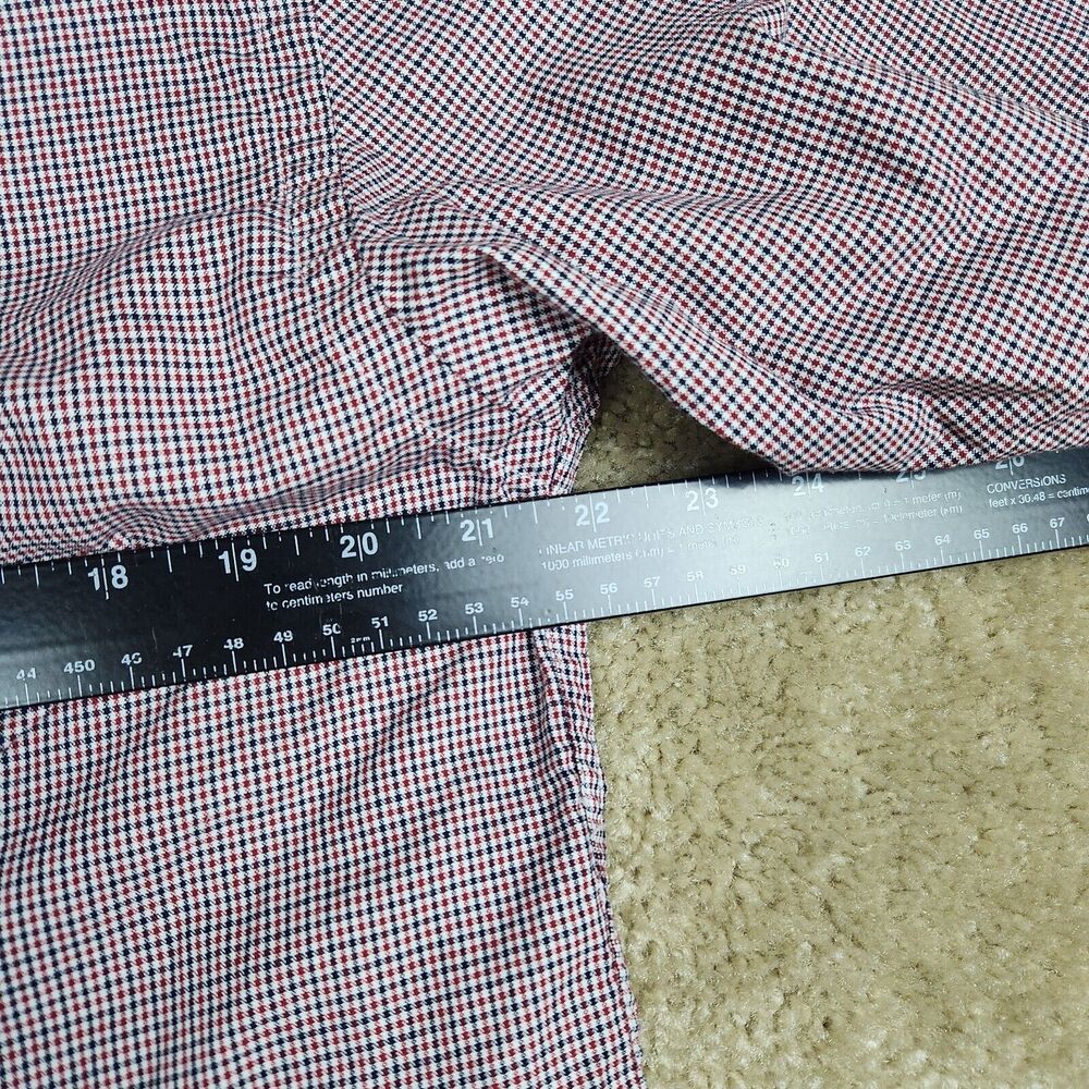 Nautica Casual Button Front Shirt Mens Large Multicolor Check Short Sleeve A317 - Picture 6 of 8